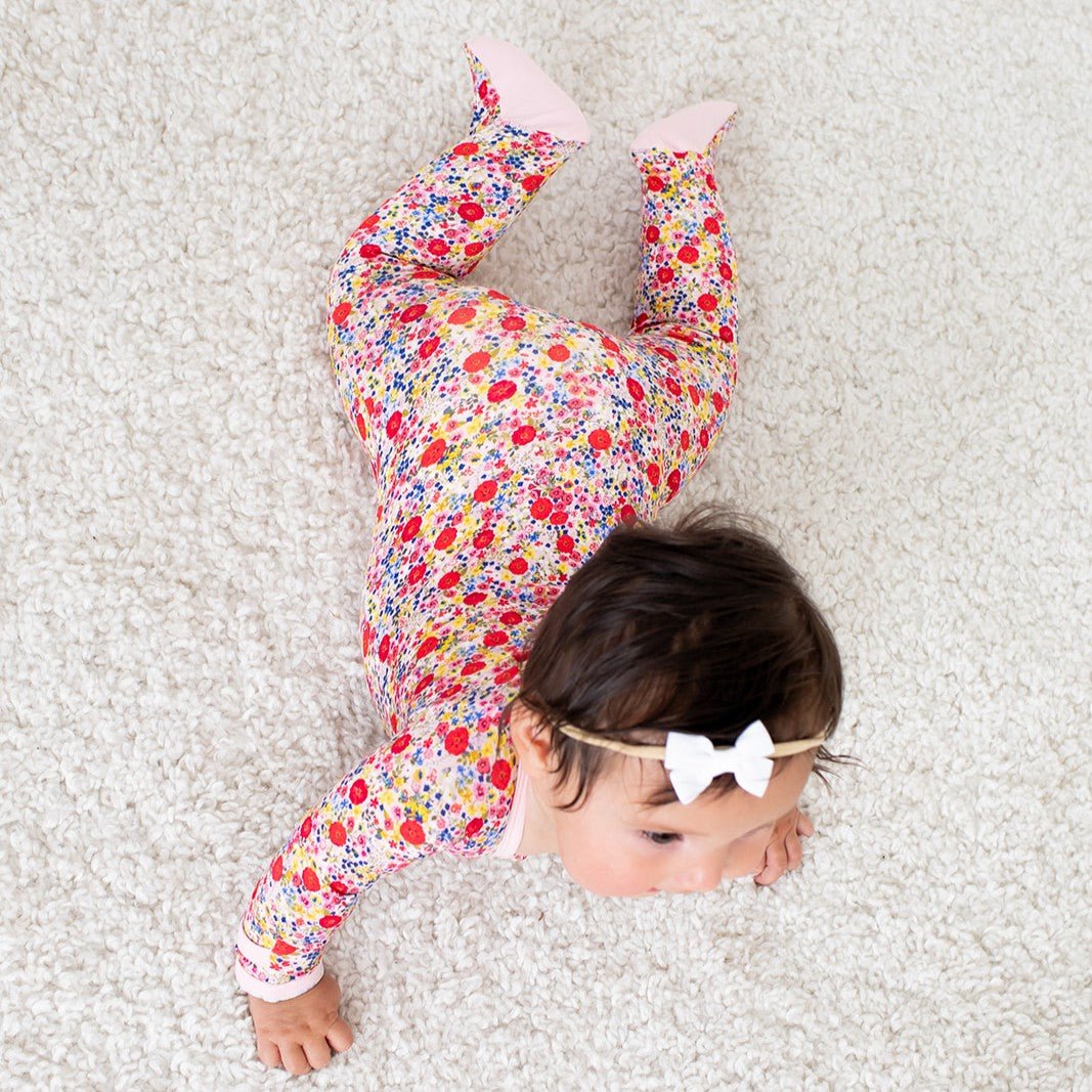 Bestaroo - Bamboo - Blush Bloom Footie