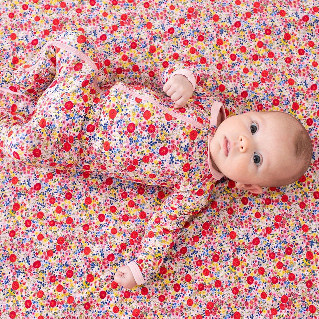 Bestaroo - Bamboo - Blush Bloom Footie