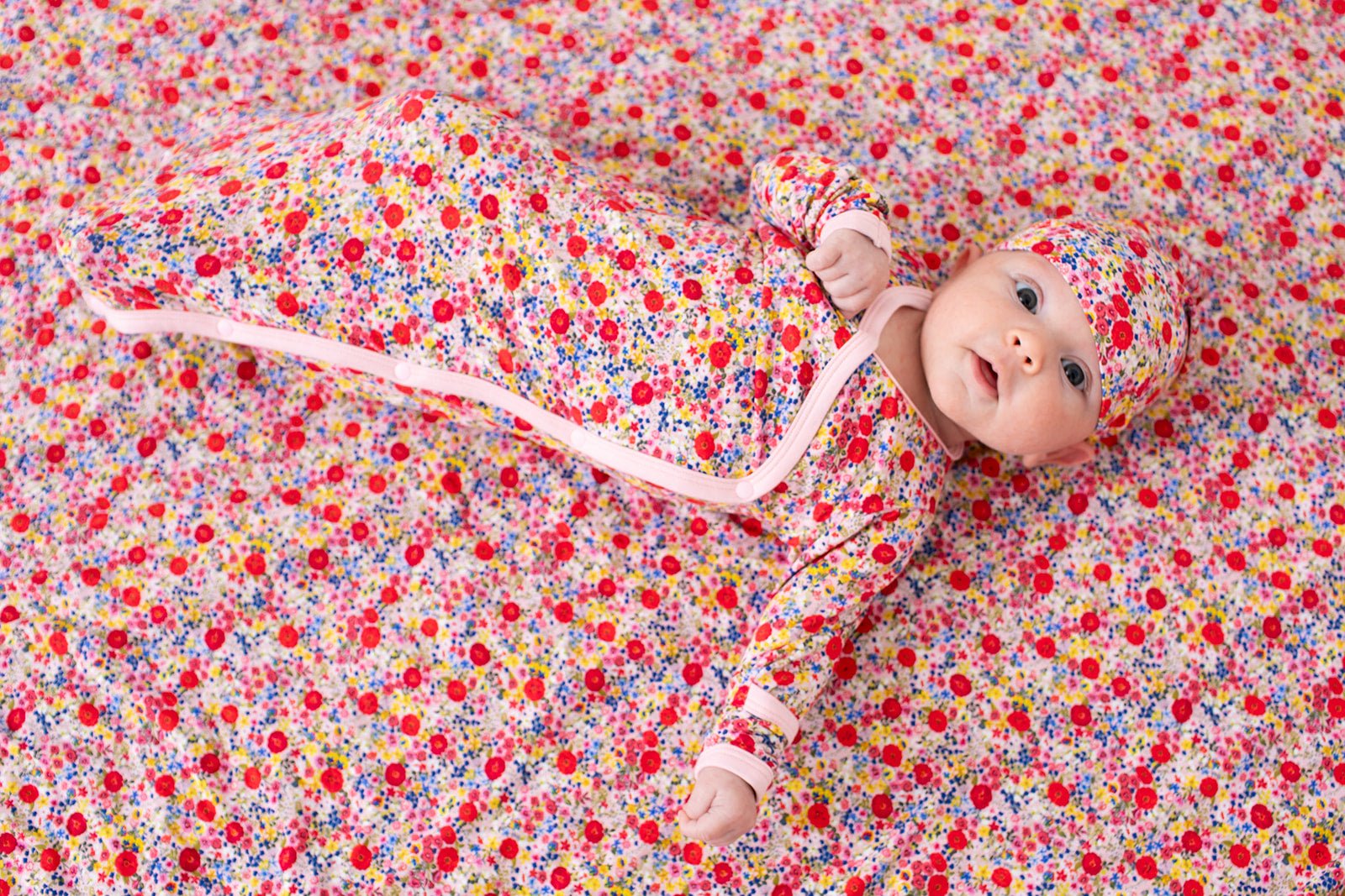 Bestaroo - Bamboo - Blush Bloom Gown & Hat