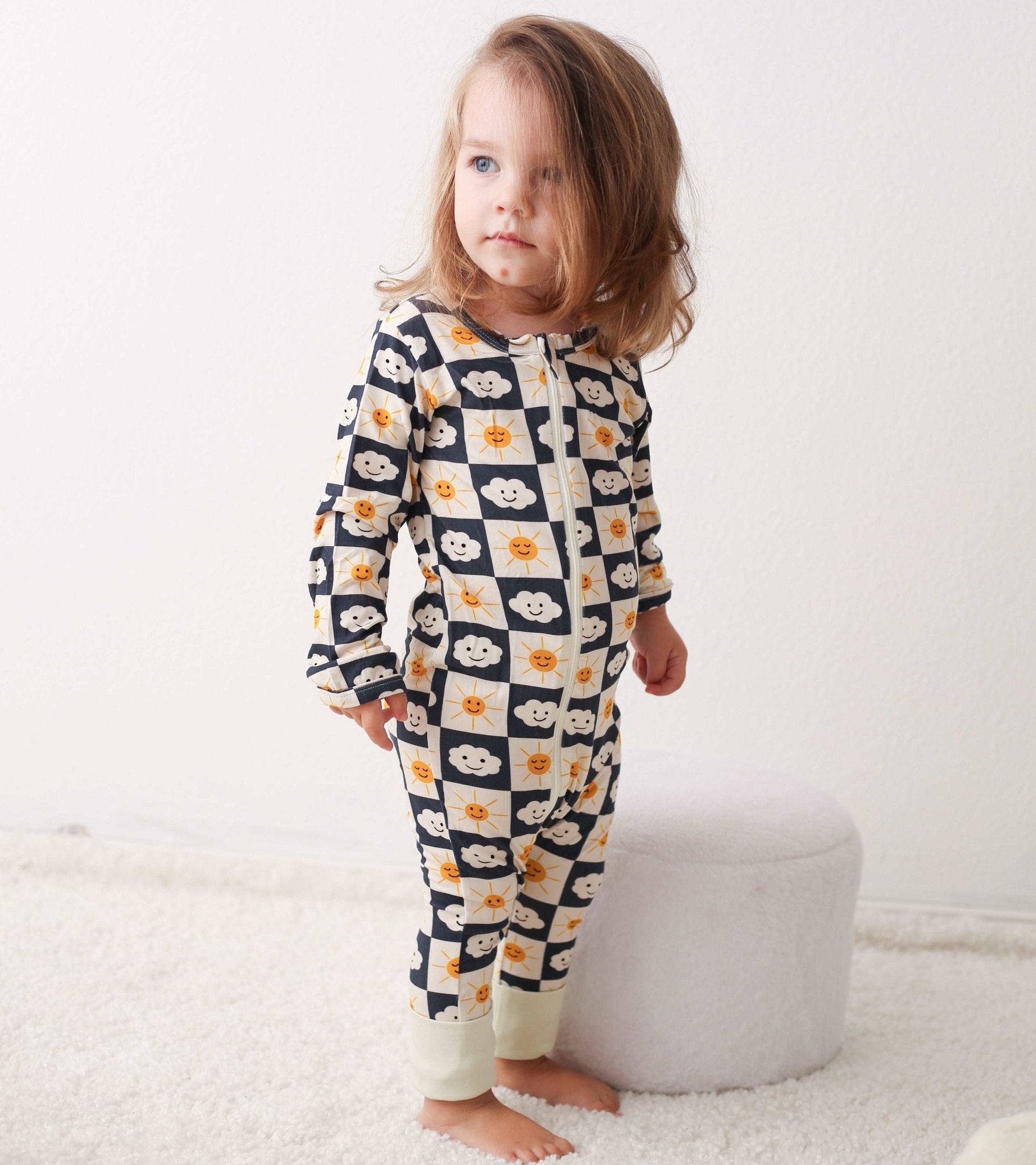 Bestaroo - Checkered Joy Romper