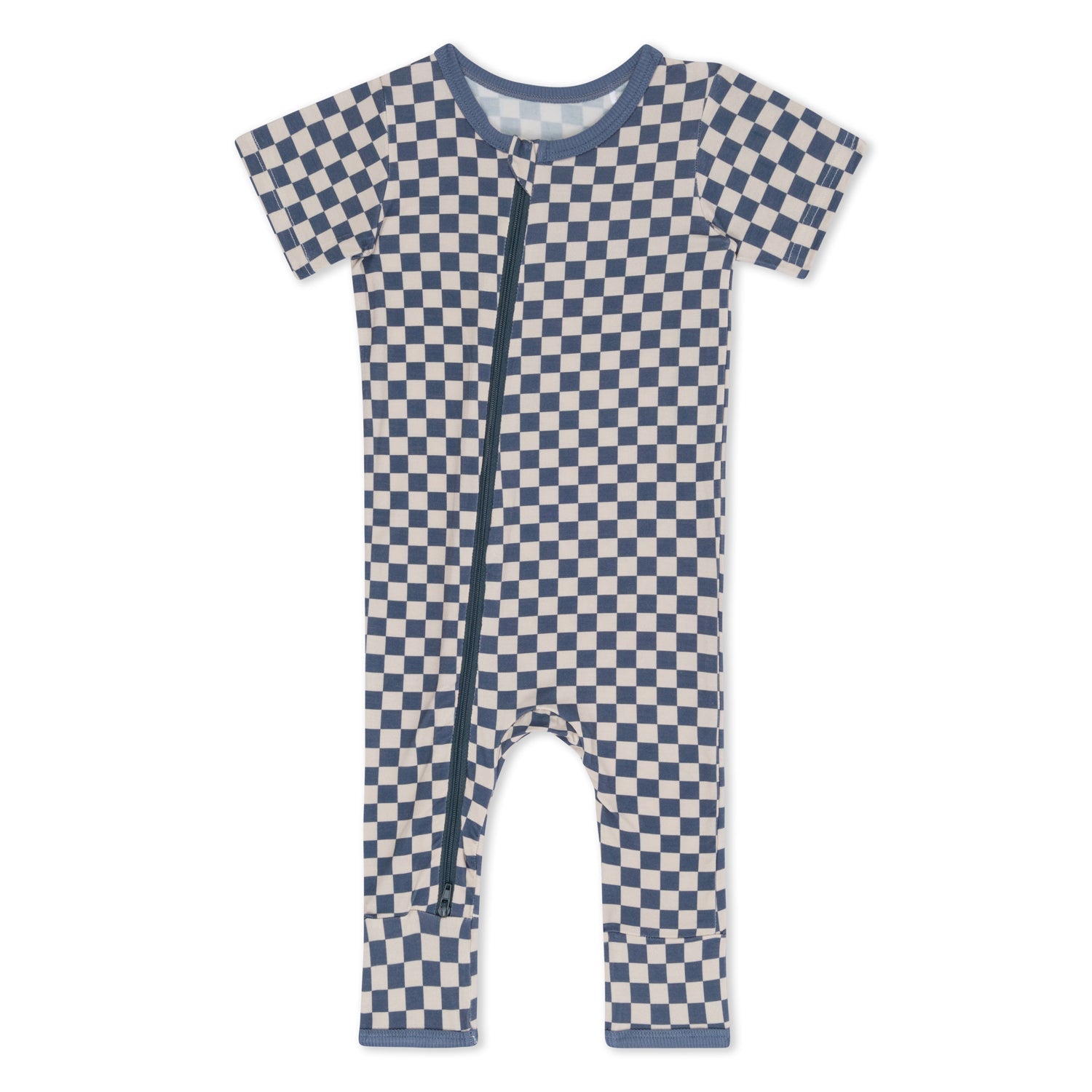 Bestaroo - Checkers in Blue Romper