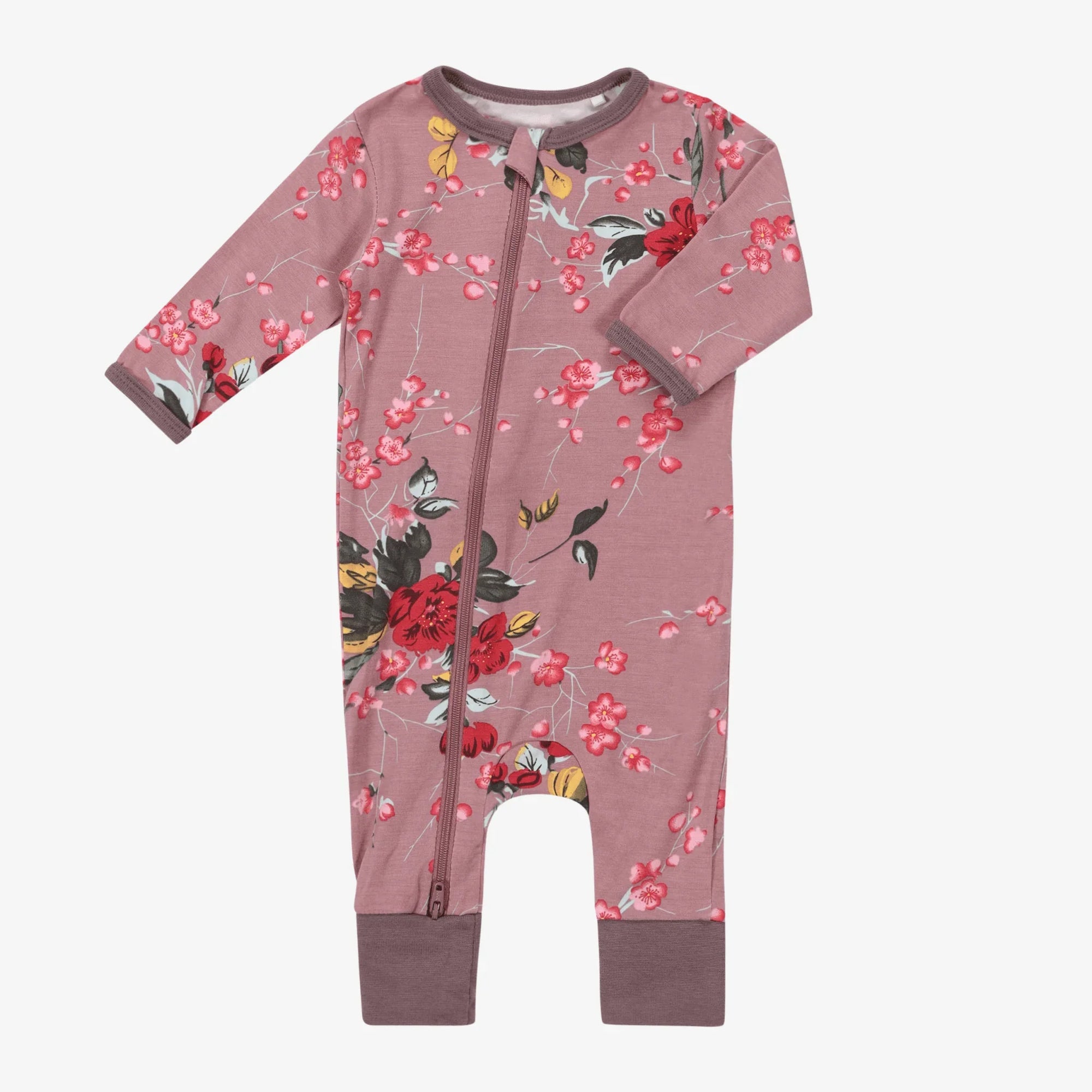 Bestaroo - Cherry Blossom Twilight Mauve Romper