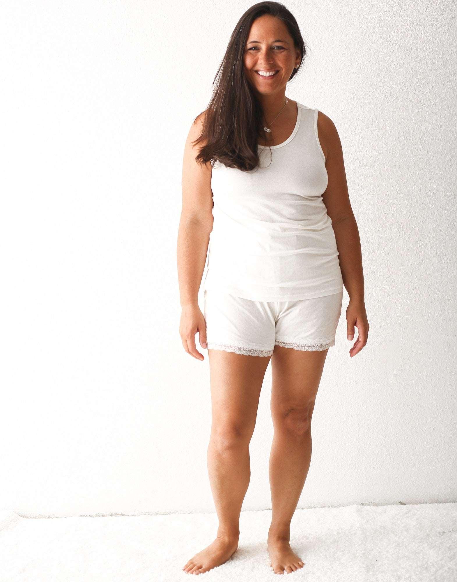 Bestaroo - Cream Women's Short Loungewear