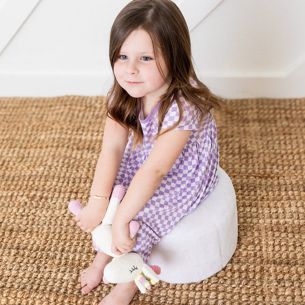 Bestaroo - Lilac Checks Dress