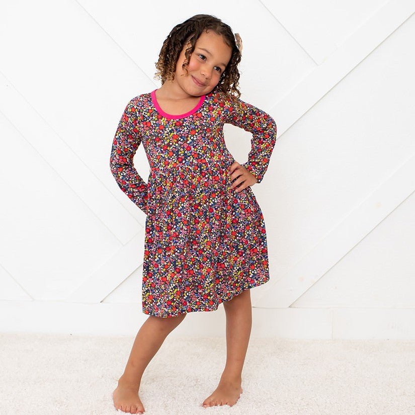 Bestaroo - Bamboo - Midnight Petals Dress