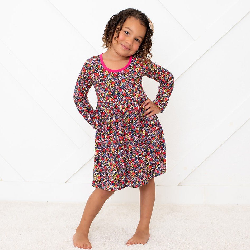 Bestaroo - Bamboo - Midnight Petals Dress