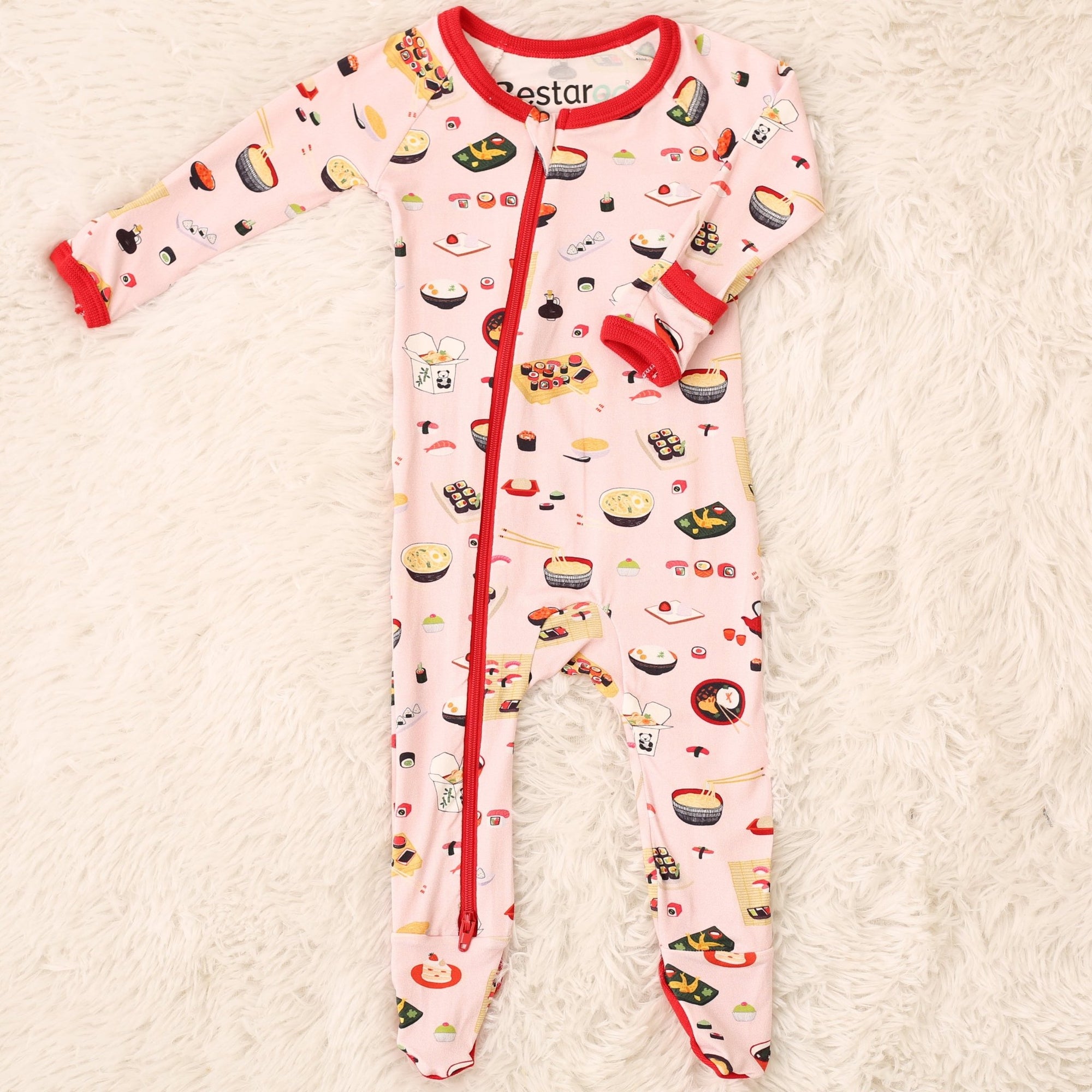 Bestaroo - Bamboo - Miso Cute Footie (pink)