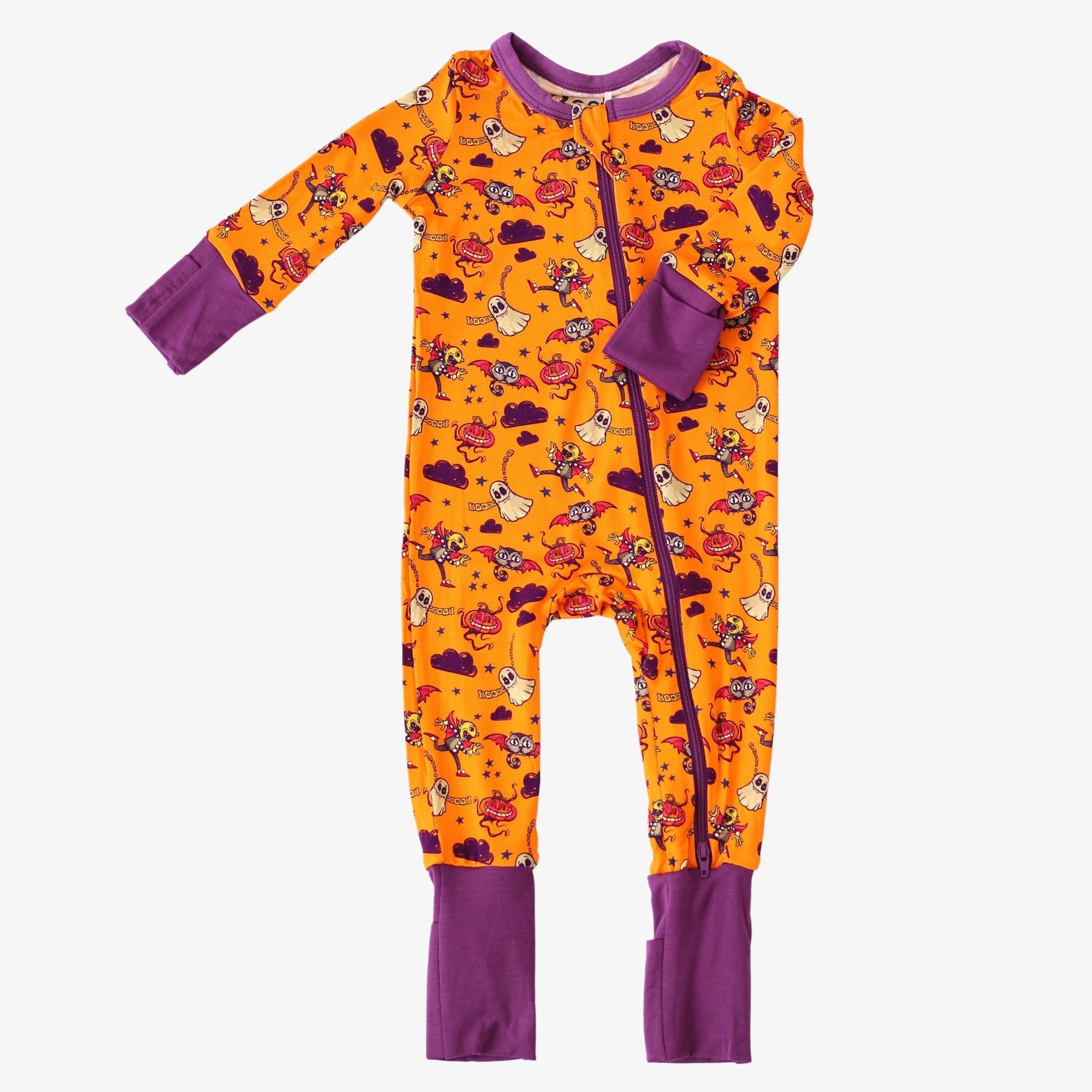 Bestaroo - Bamboo - Orange Boo Crew Convertible Coverall