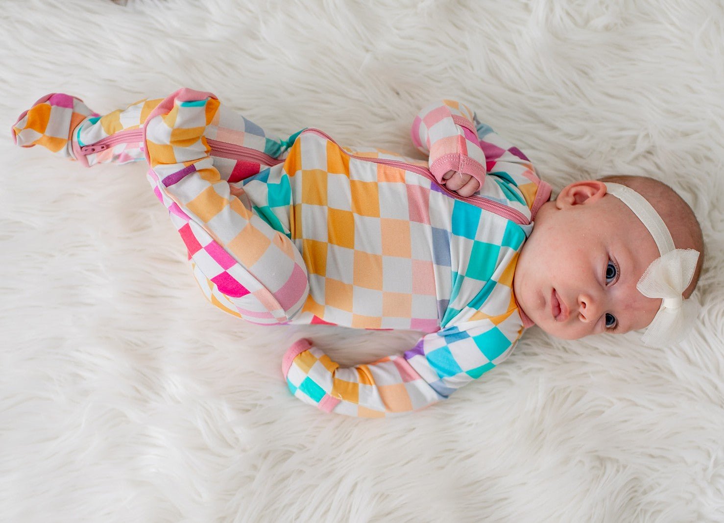 Bestaroo - Pastel Checks Footie