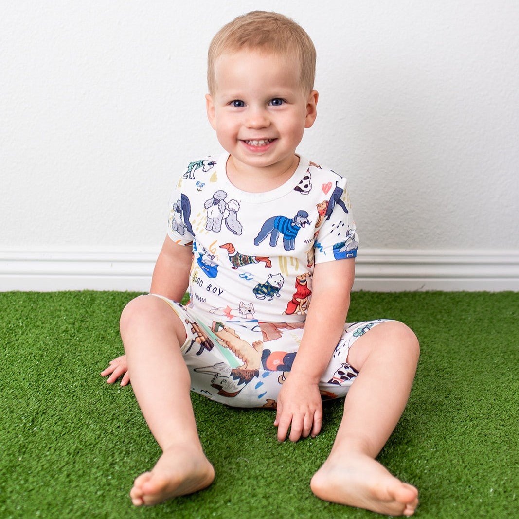Bestaroo - Puppy Pals White Shorts PJs
