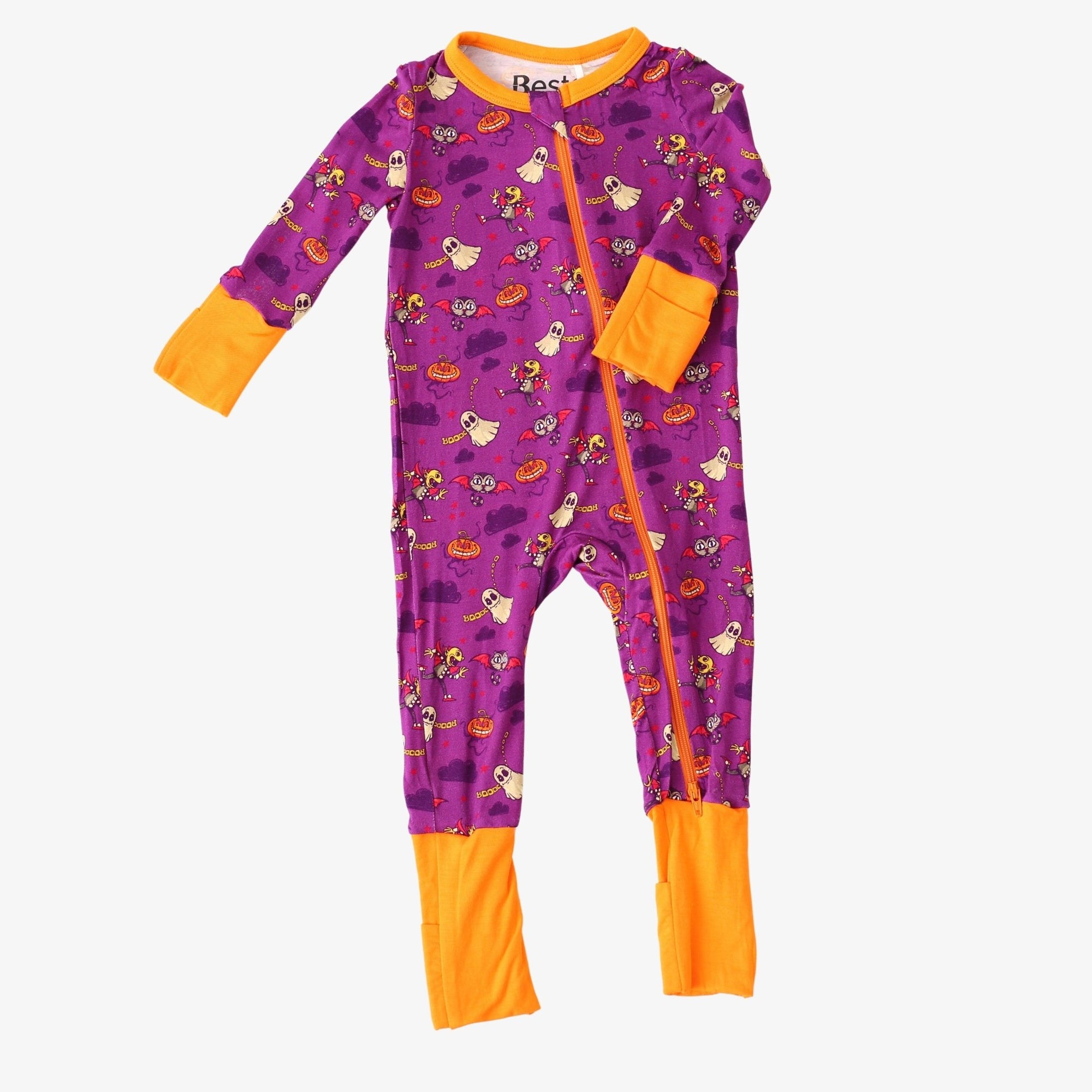 Bestaroo - Bamboo - Purple Boo Crew Convertible Coverall