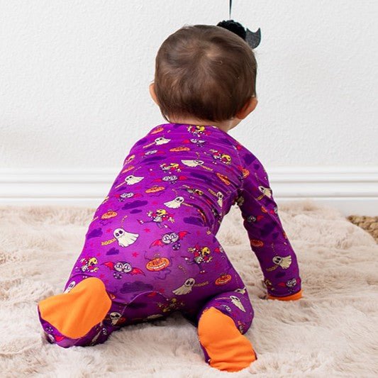 Bestaroo - Bamboo - Purple Boo Crew Footie