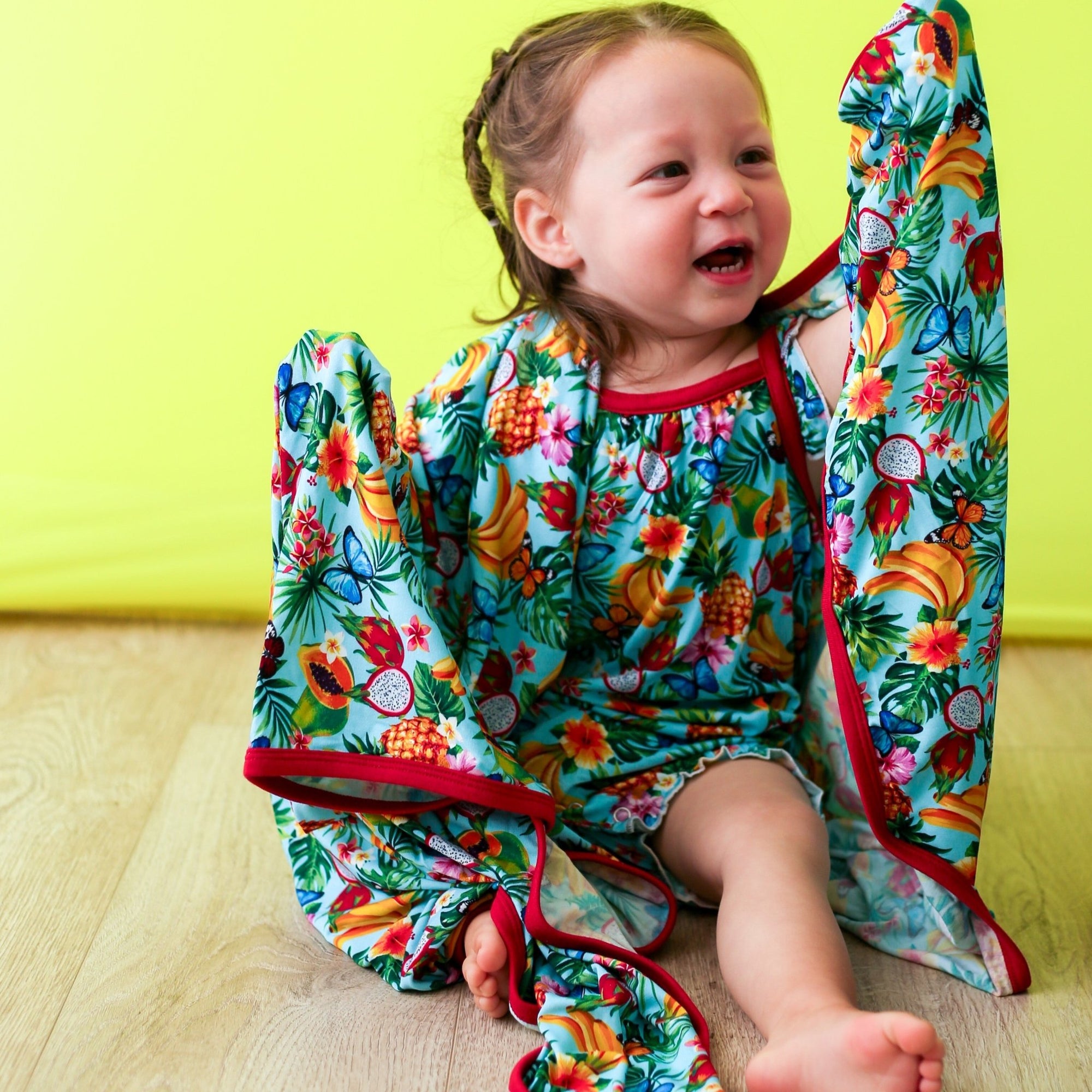 Bestaroo - Tropical Fruit Bubble Romper