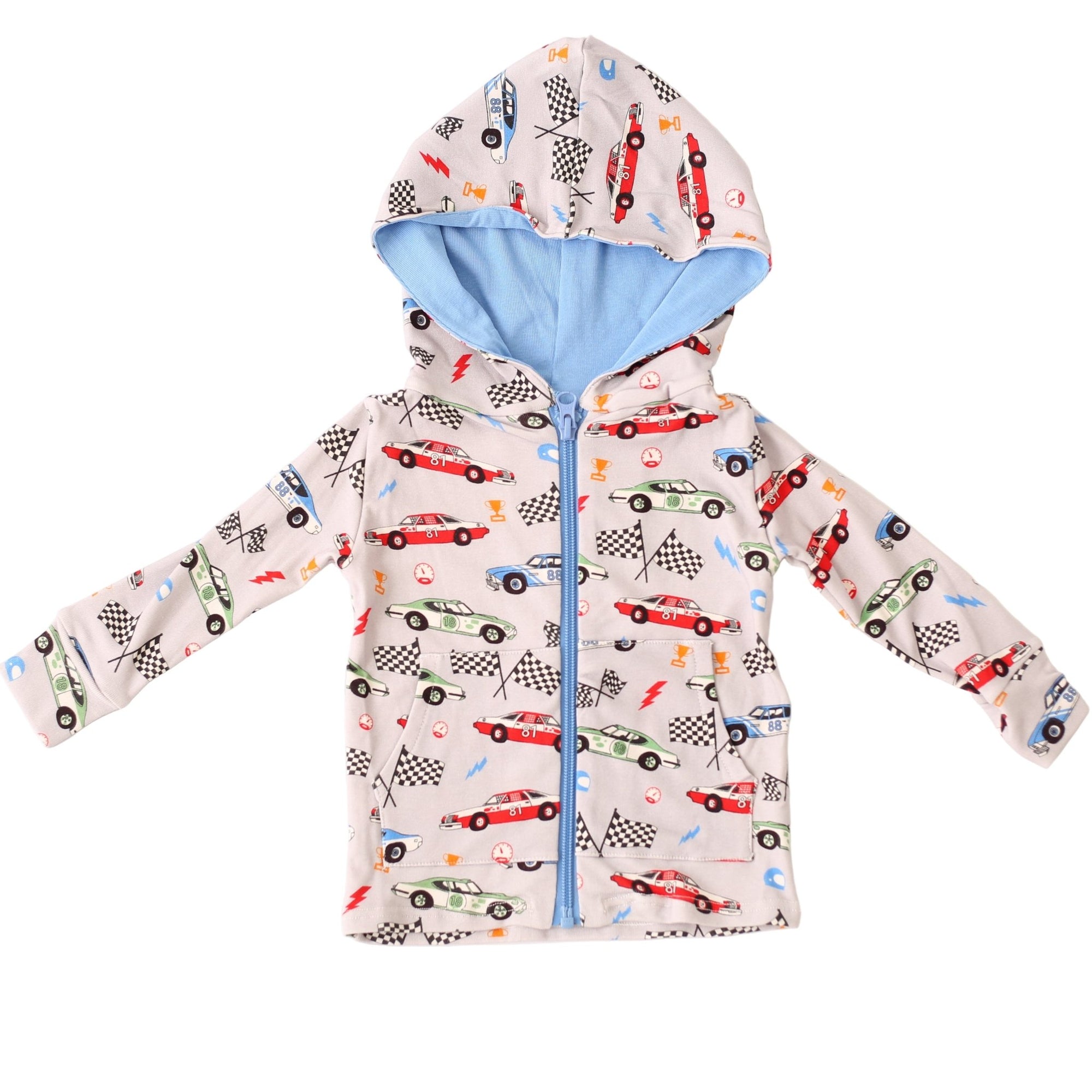 Bestaroo - Bamboo - Turbo Tots Zipper Hoodie