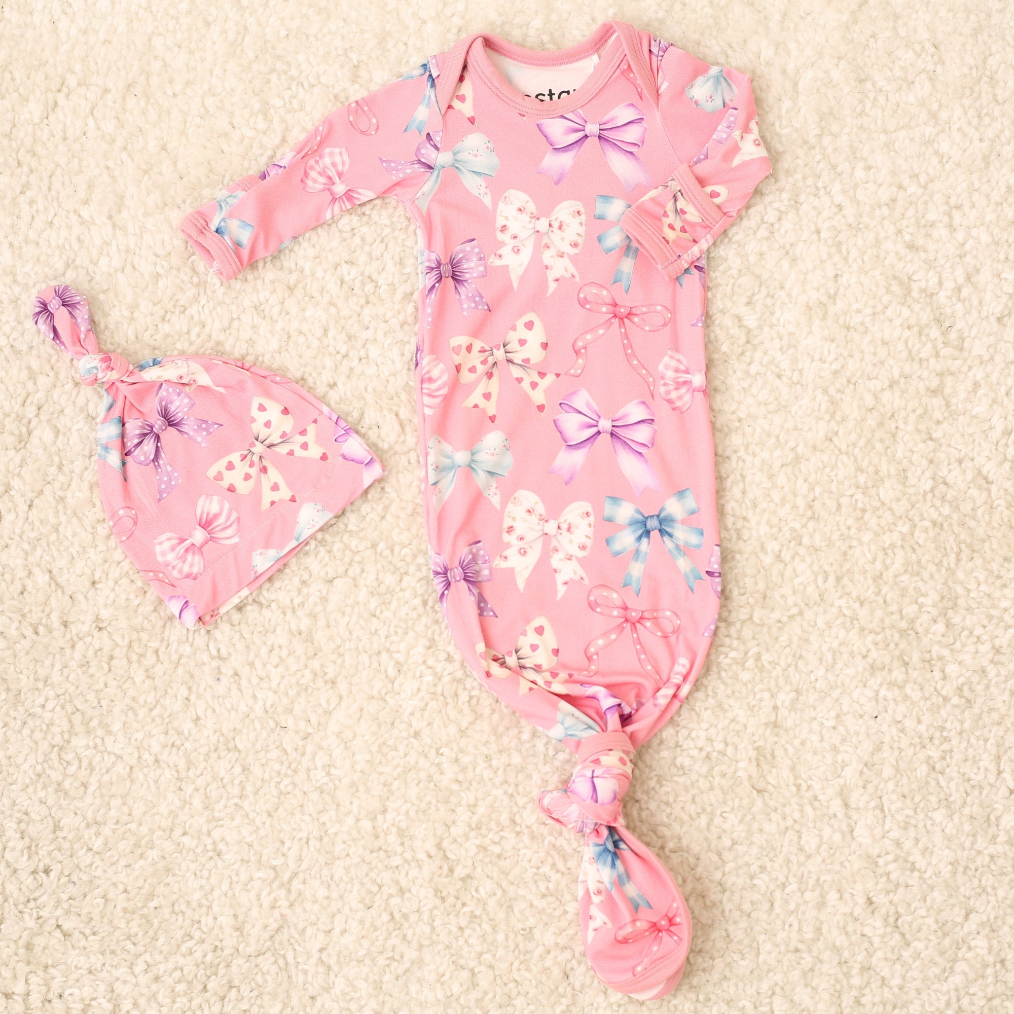 Bestaroo - Bamboo - Twinkle Ties Gown & Hat