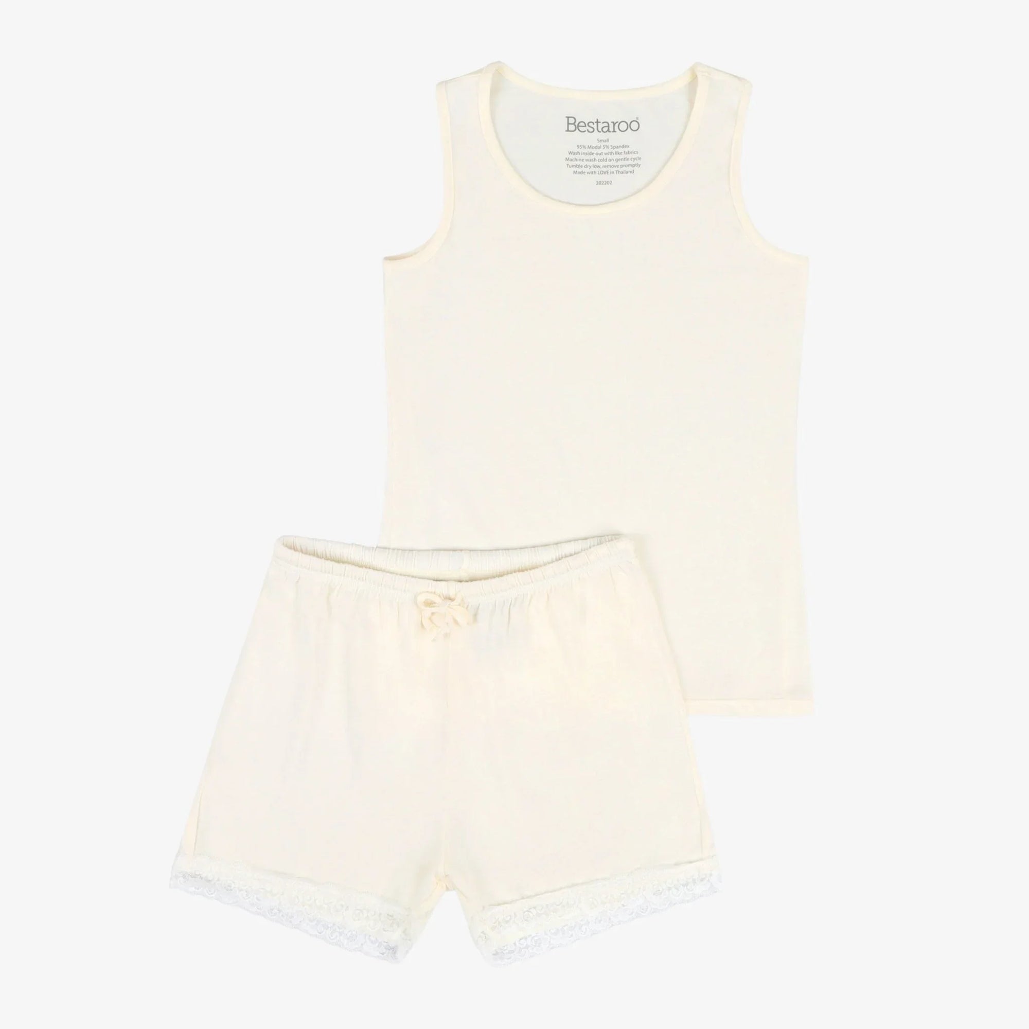 Bestaroo - Cream Women's Short Loungewear