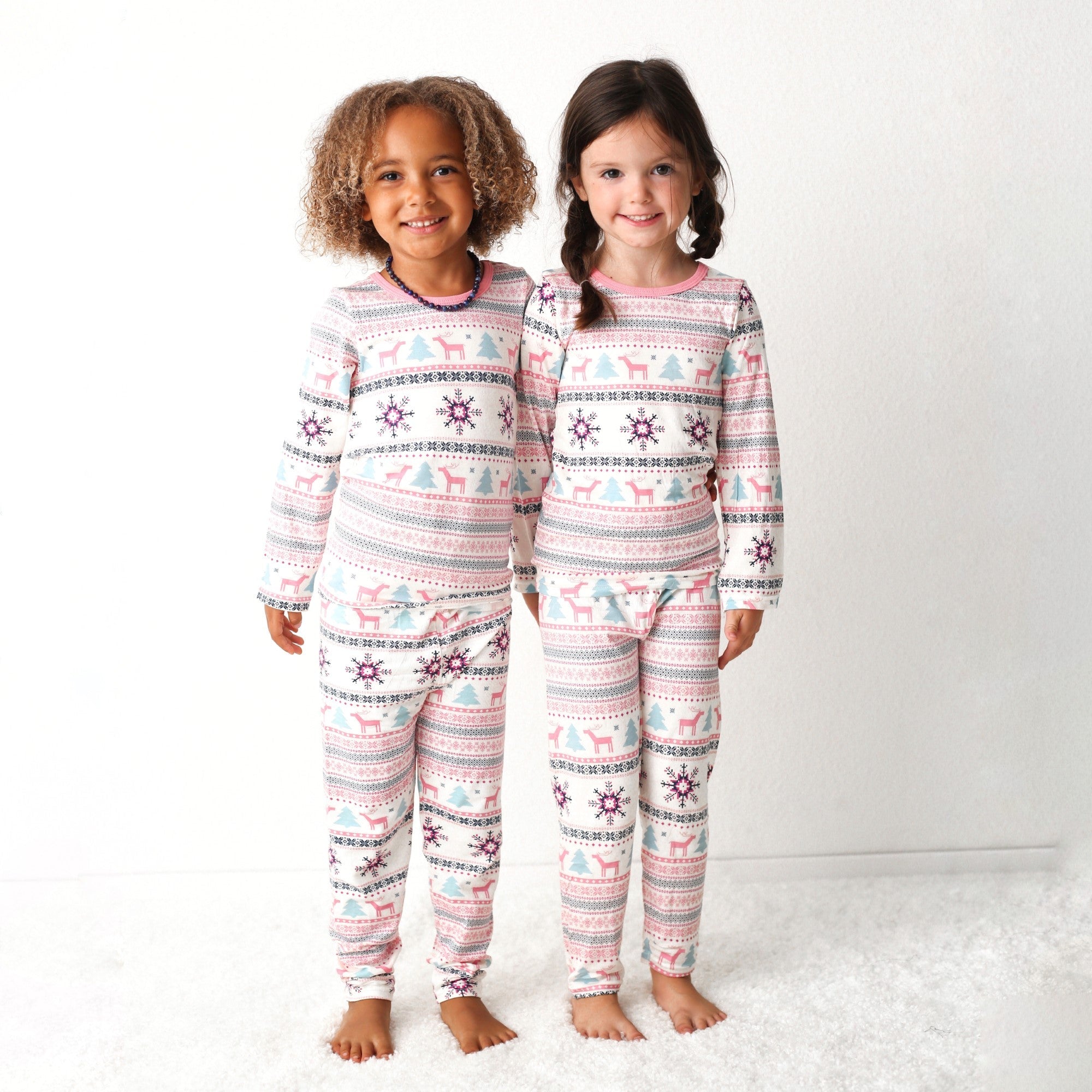 Bestaroo - Holiday Reindeer Pink Pajama