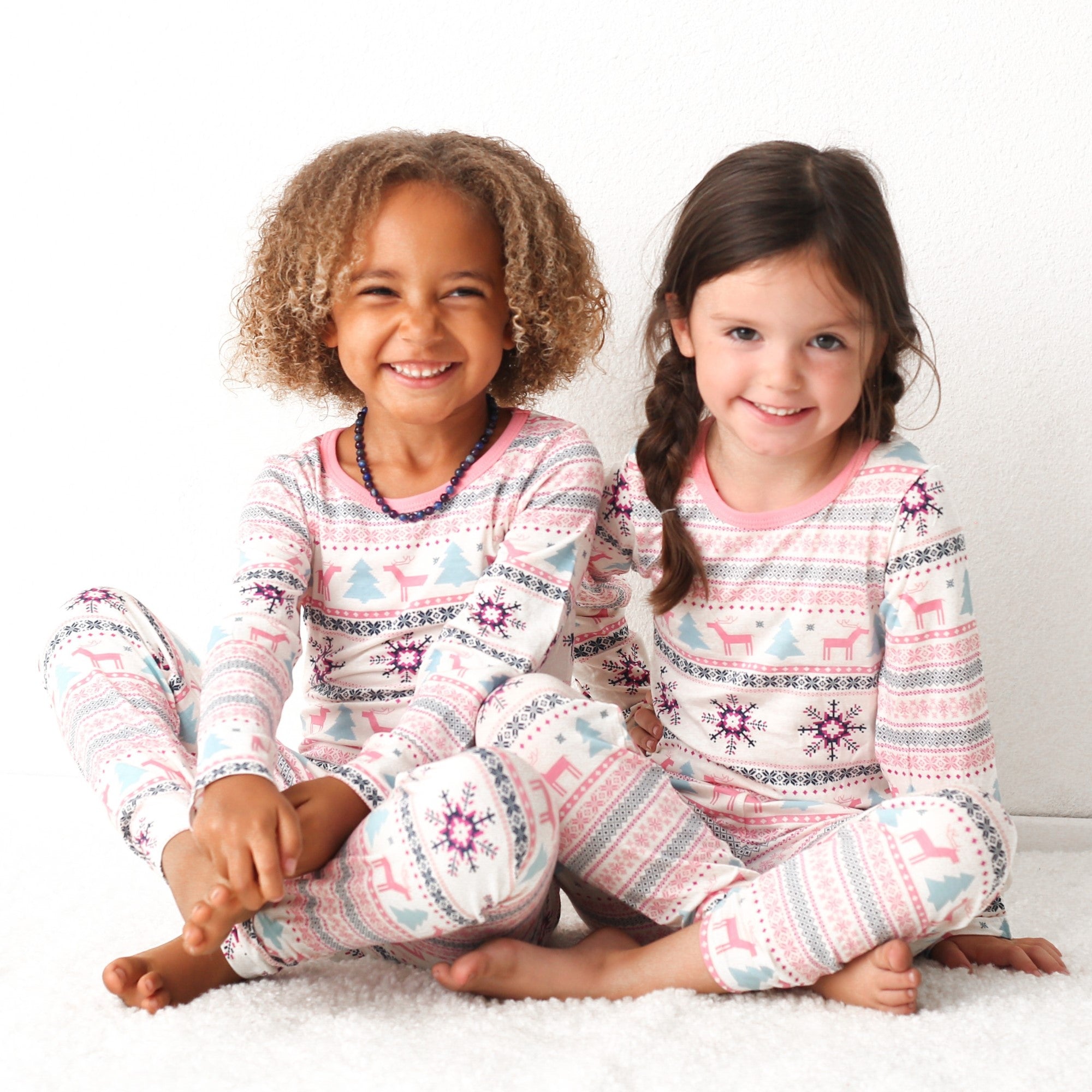 Bestaroo - Holiday Reindeer Pink Pajama