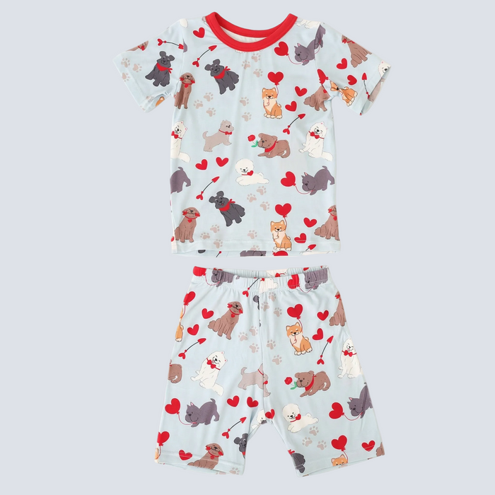Puppy Love Shorts PJs - Bestaroo