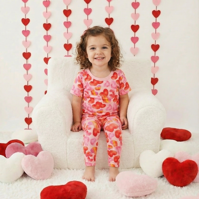 Love Hearts S/S Pajama - Bestaroo