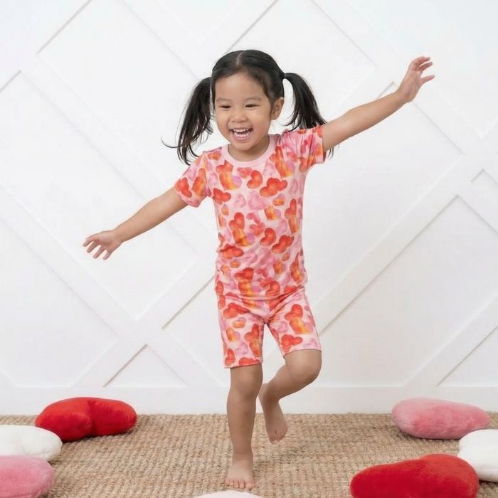 Love Hearts Shorts PJs - Bestaroo