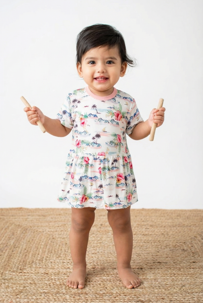 Aloha S/S Bodysuit Dres - Bestaroo