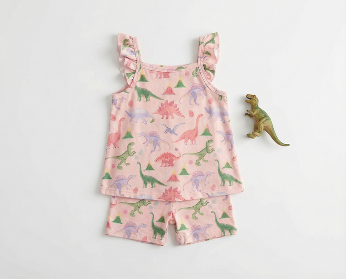 Rosy Rex Flutter Tank & Shorts - Bestaroo