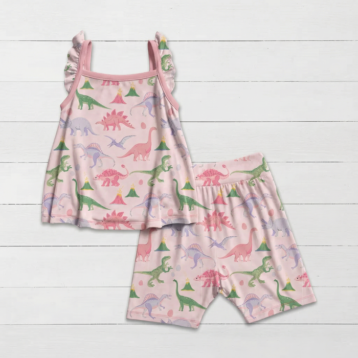 Rosy Rex Flutter Tank & Shorts - Bestaroo