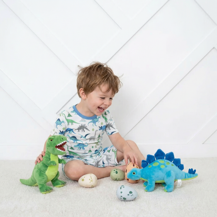 Dino Daydream Shorts Set Pajama - Bestaroo