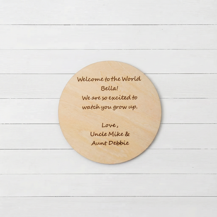 Wooden Baby Name Sign