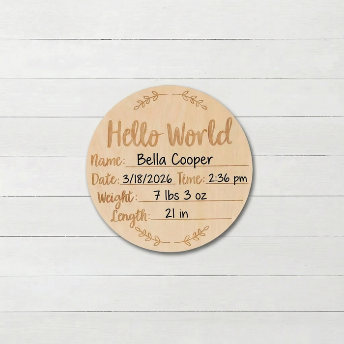 Baby Announcement Sign - Bestaroo