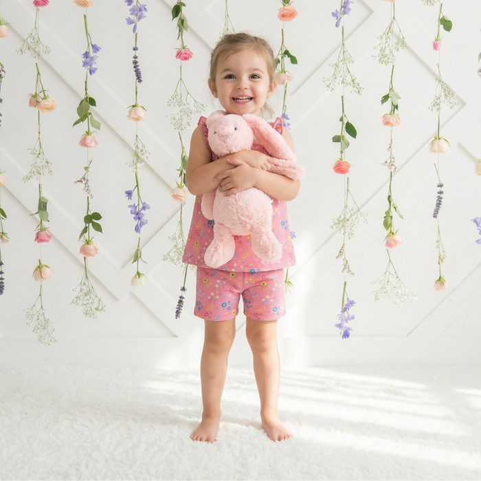 Flower Confetti Flutter Tank & Shorts - Bestaroo