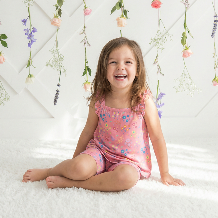 Flower Confetti Flutter Tank & Shorts - Bestaroo