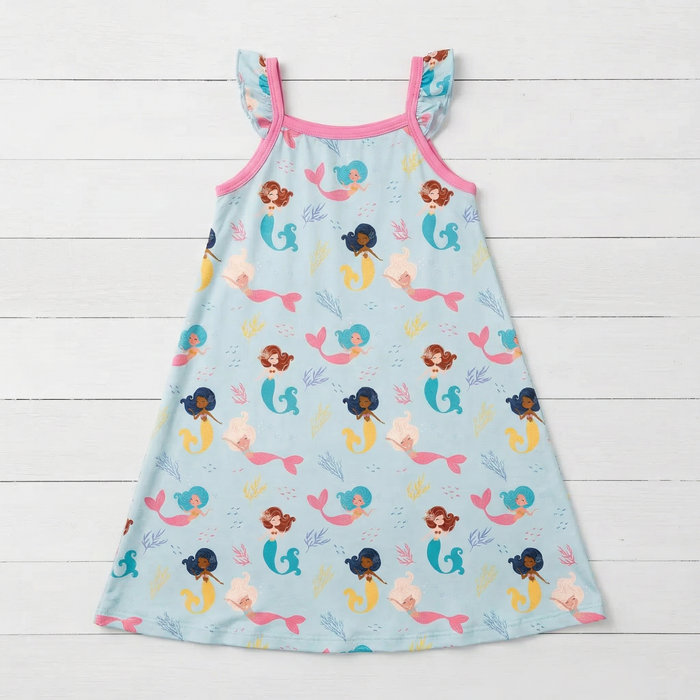 Coral Cuties Flutter Sleeve Dress - Bestaroo
