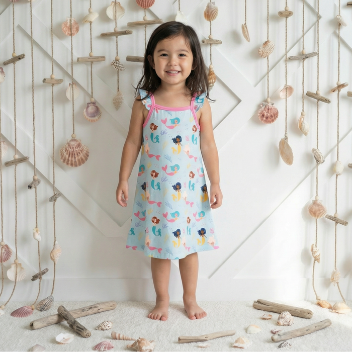 Coral Cuties Flutter Sleeve Dress - Bestaroo