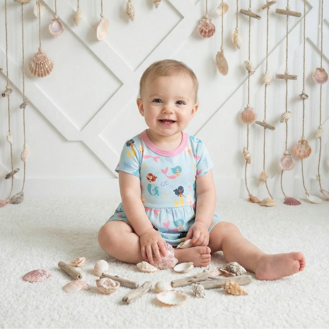 Coral Cuties S/S Bodysuit Dres