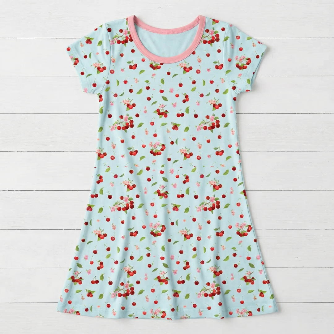 Cherry Kiss A-Line Dress