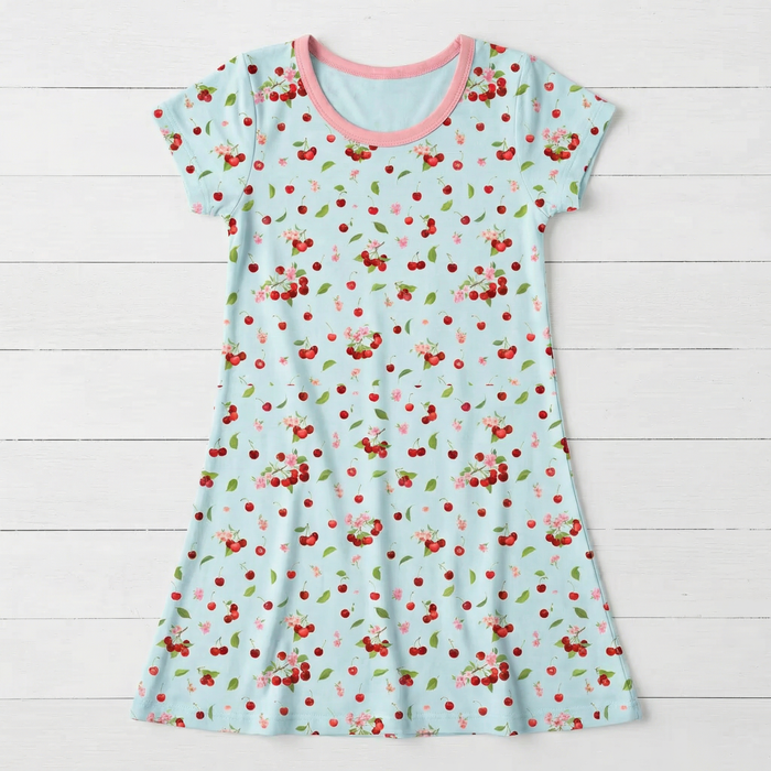 Cherry Kiss A-Line Dress - Bestaroo