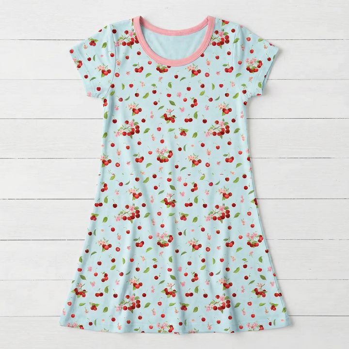 Cherry Kiss A-Line Dress