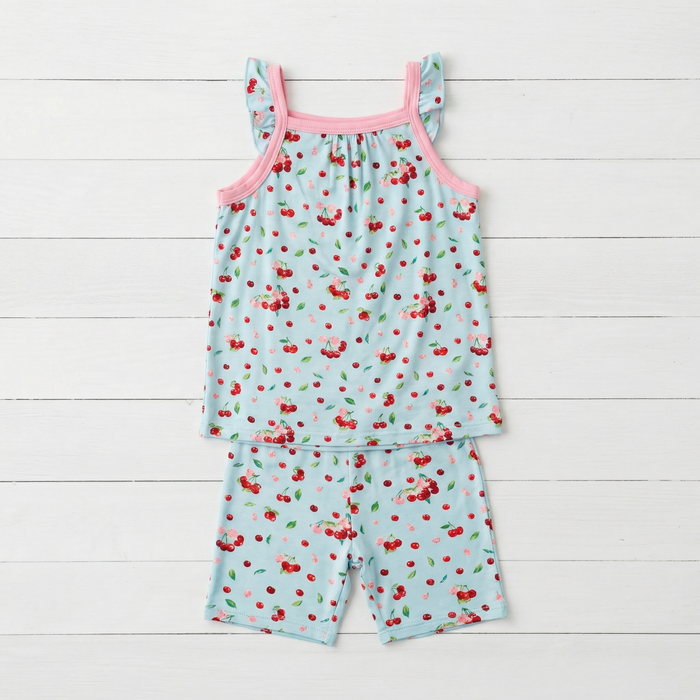 Cherry Kiss Flutter Tank & Shorts - Bestaroo
