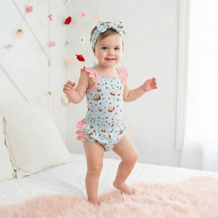 Cherry Kiss Bloomer Set - Bestaroo