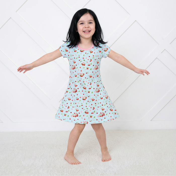 Cherry Kiss A-Line Dress - Bestaroo