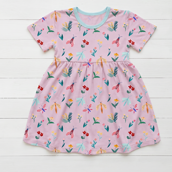 Petal Bugs S/S Dress - Bestaroo
