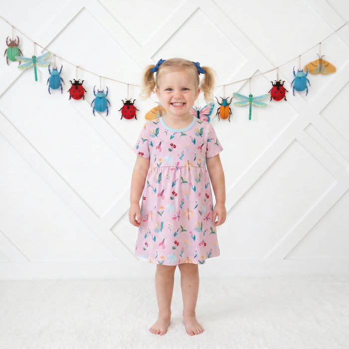 Petal Bugs S/S Dress - Bestaroo