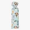 Ice Cream Paw-ty Blue Swaddle