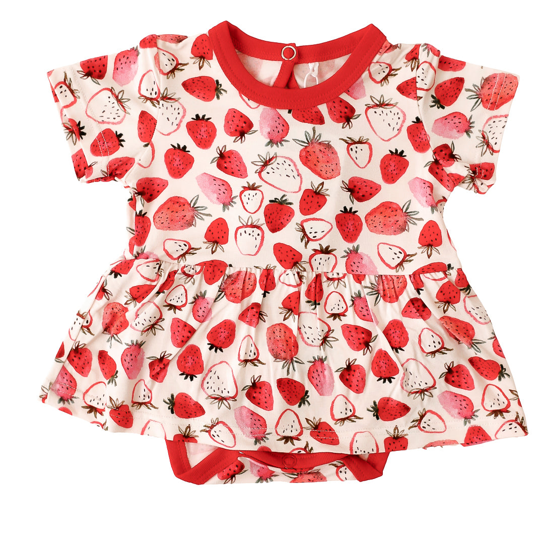 Strawberry Fields Bodysuit Dress