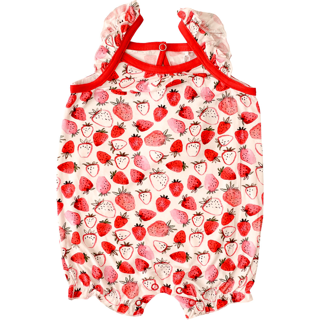 Strawberry Fields Bubble Romper