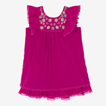 arya mini dress in hot pink