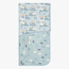 Bedtime Bears💕Sleepy Llamas Swaddle Blue