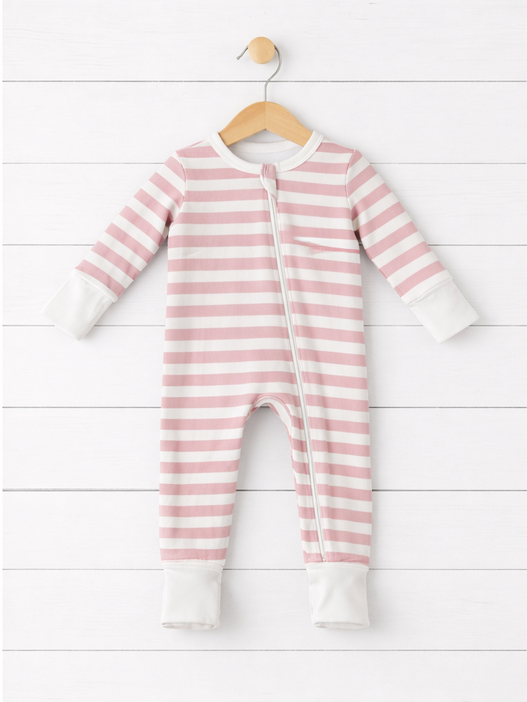 Blush Stripes  Convertible Coverall